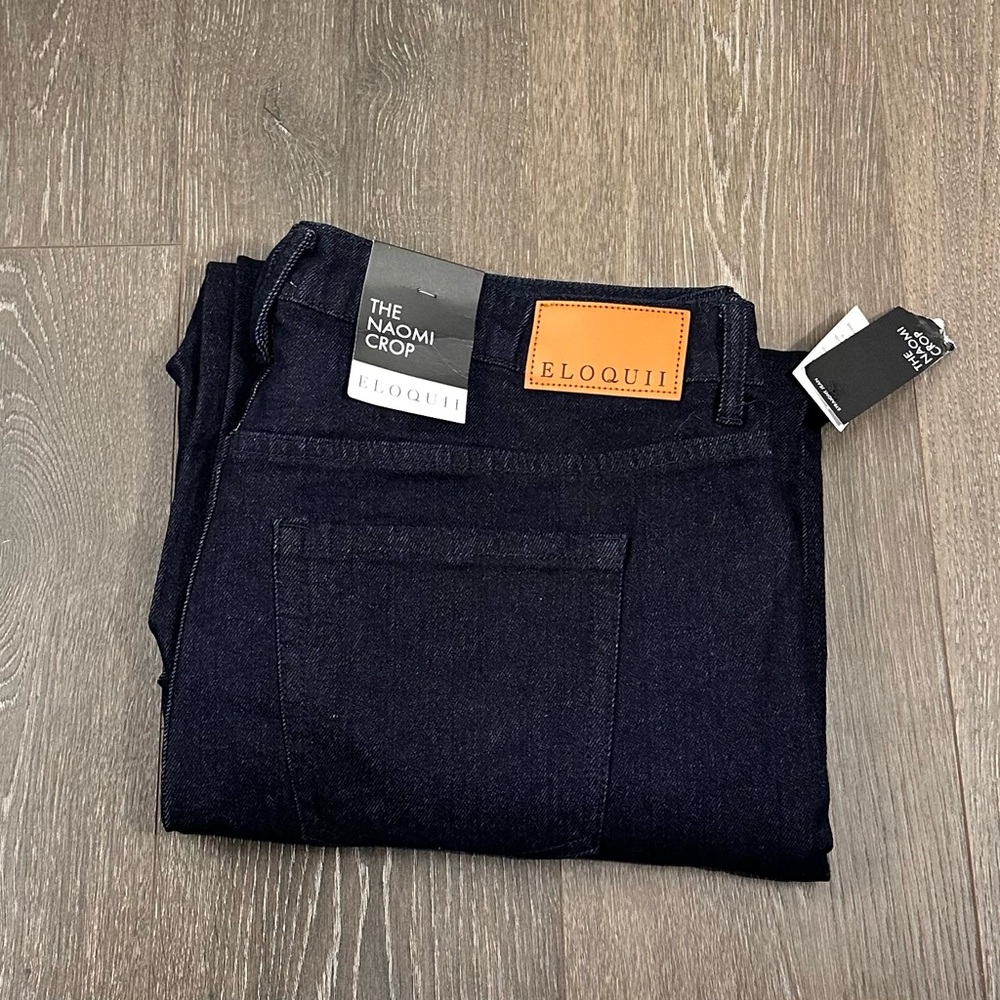 Eloquii The Naomi‎ Crop Jeans Sz 16